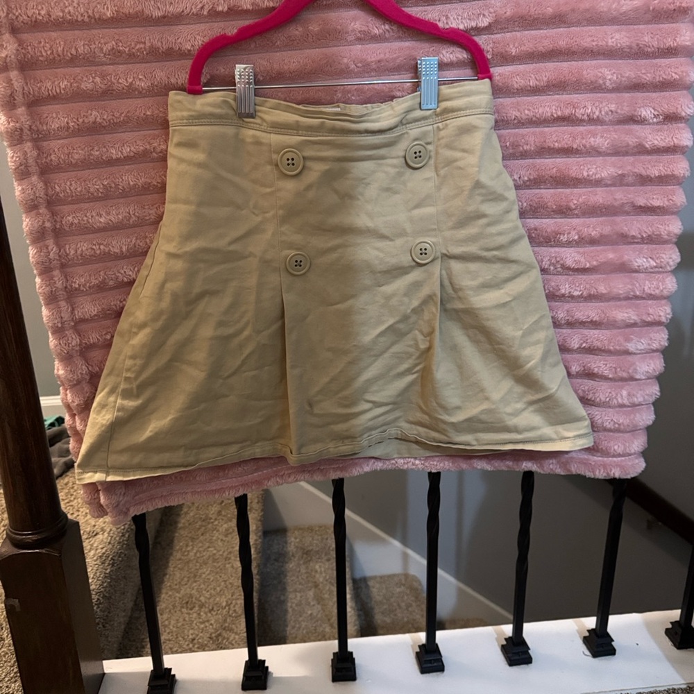 The Children's Place Cream Button Skirt